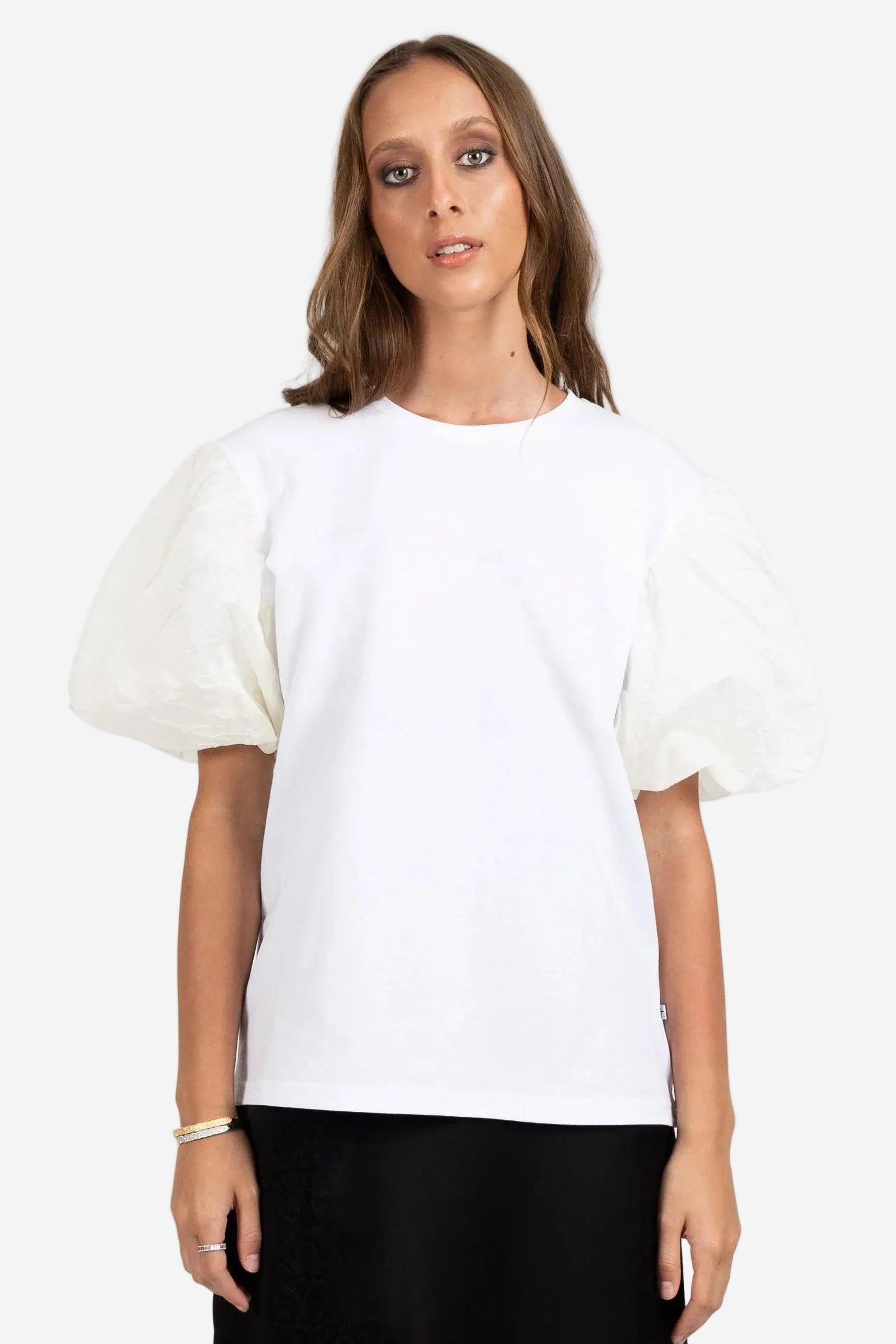 FEDERATION PUFF TEE 2.0 - WHITE - THE VOGUE STORE