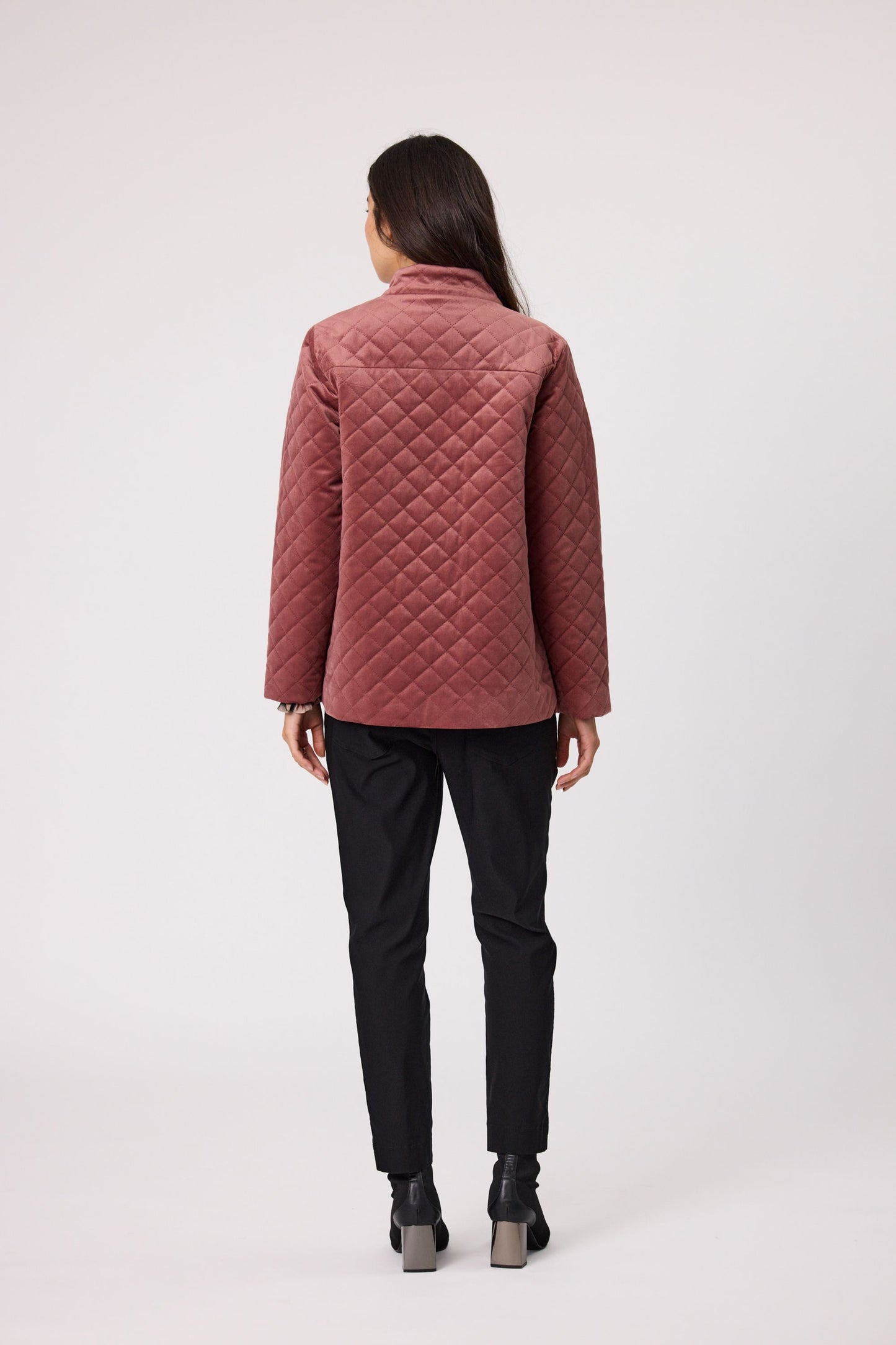 DESIGN NATION PRESENCE JACKET - DUSTY PINK - THE VOGUE STORE