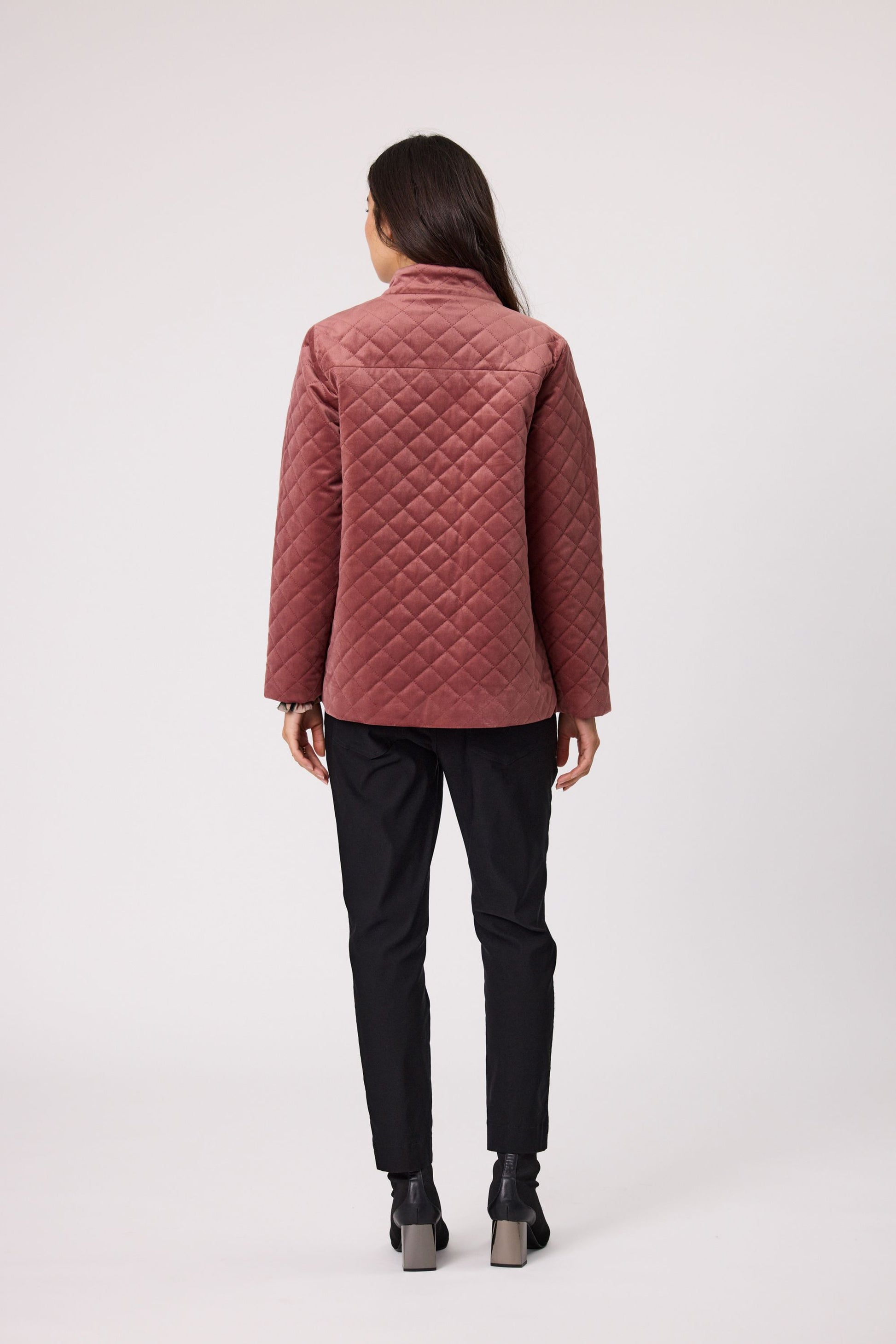 DESIGN NATION PRESENCE JACKET - DUSTY PINK - THE VOGUE STORE