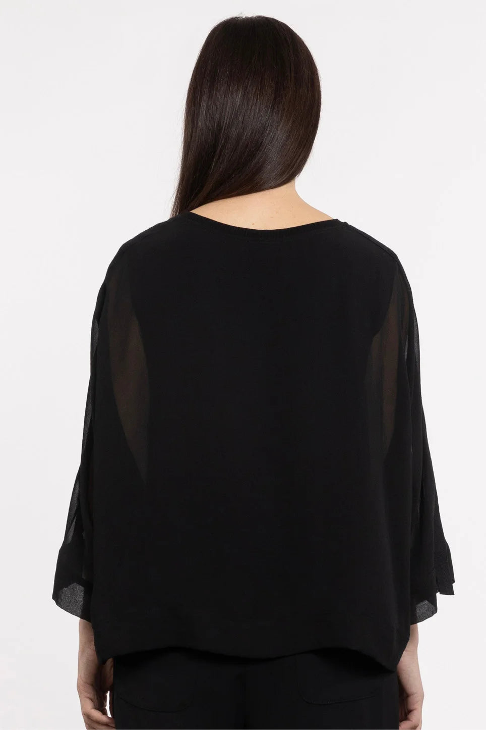 REPERTOIRE SANDI TOP - BLACK - THE VOGUE STORE