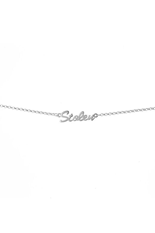 STOLEN GIRLFRIENDS CLUB - STOLEN SCRIPT BRACELET - THE VOGUE STORE