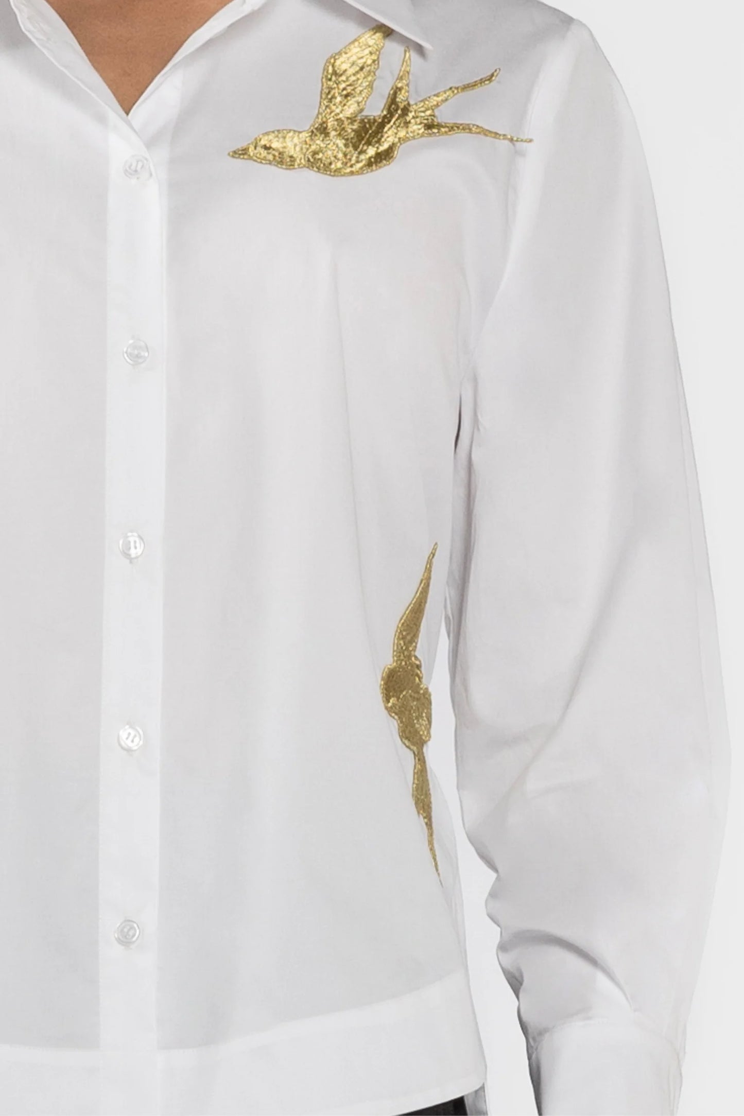 REPERTOIRE SEBASTIAN SHIRT - WHITE - THE VOGUE STORE