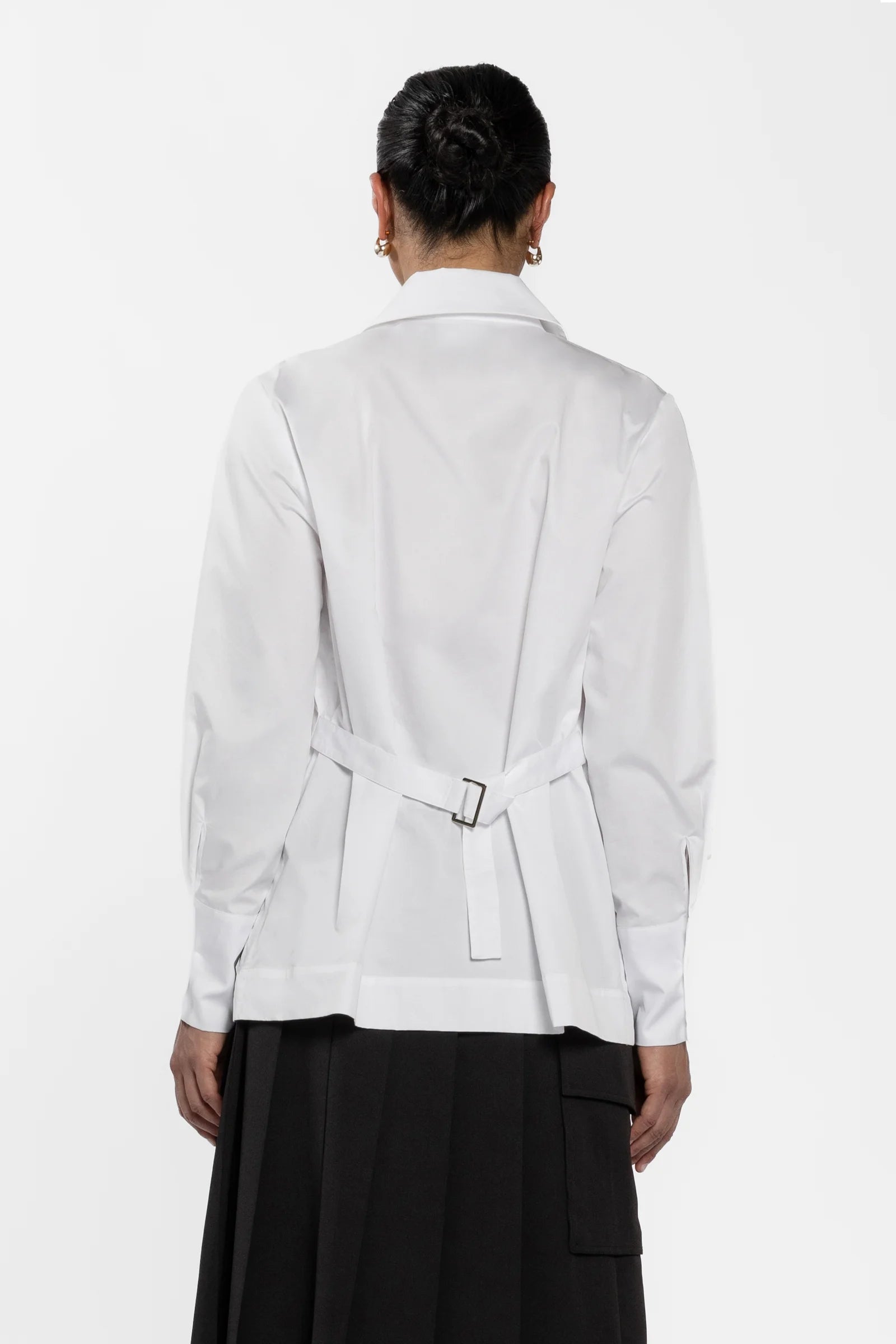 REPERTOIRE SEBASTIAN SHIRT - WHITE - THE VOGUE STORE