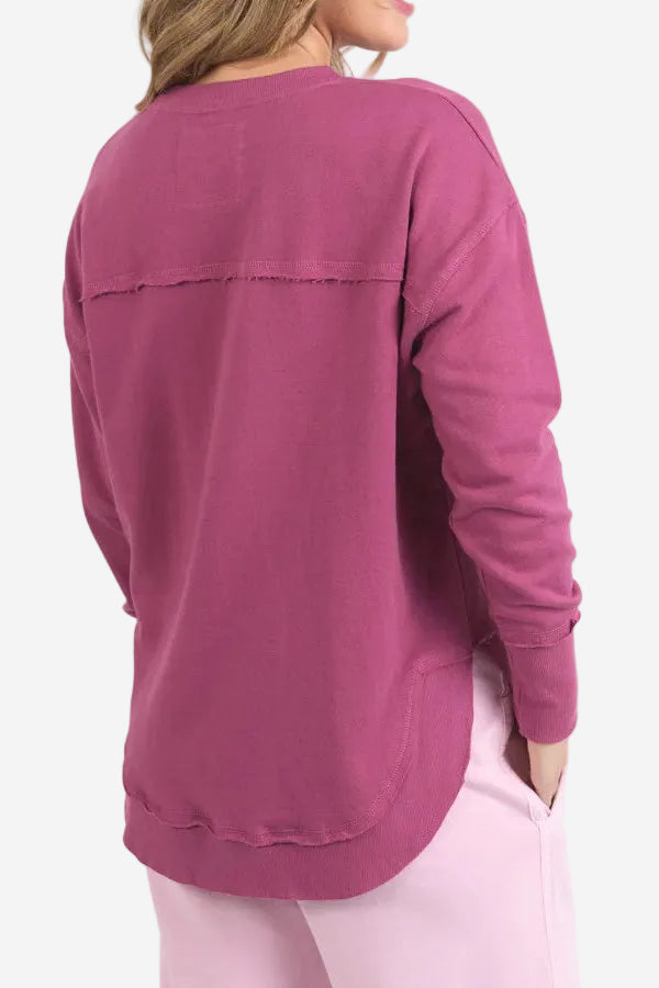 FOXWOOD SIMPLIFIED METALLIC  CREW - PORT WITH SILVER
