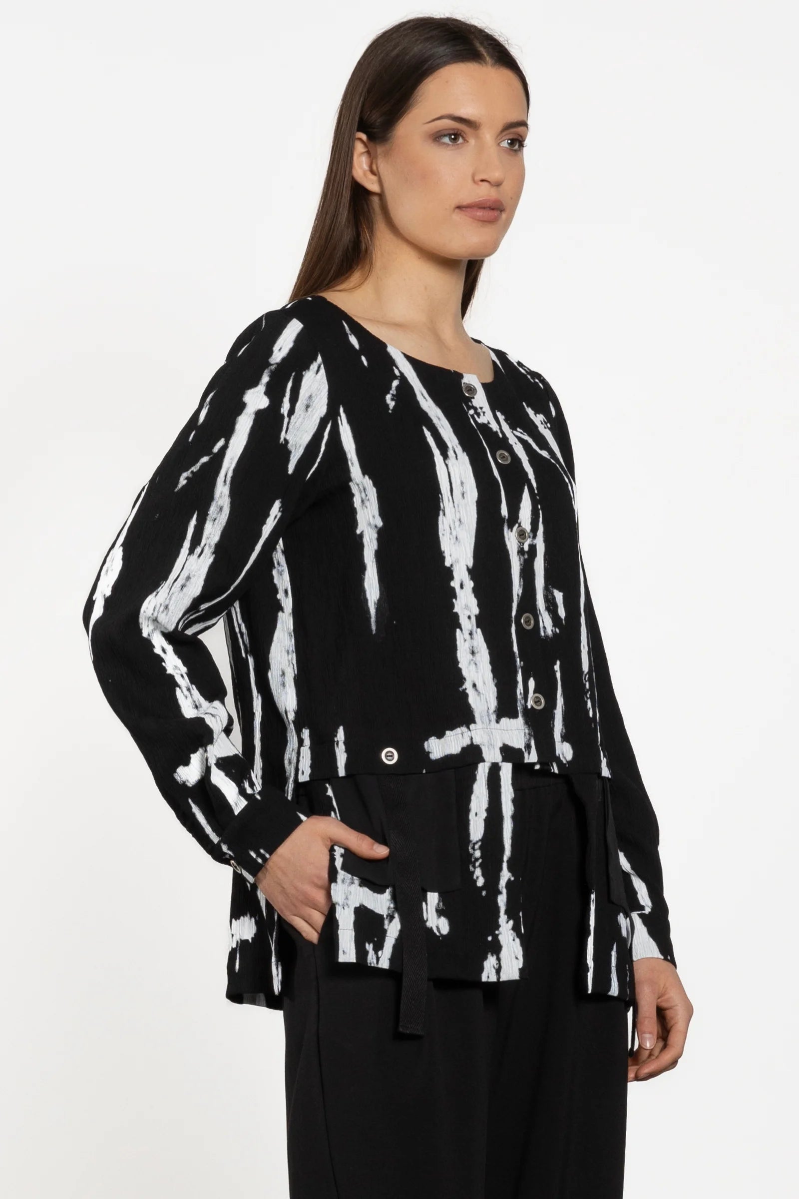 REPERTOIRE TOLEDO SHACKET - PRINT BLACK - THE VOGUE STORE