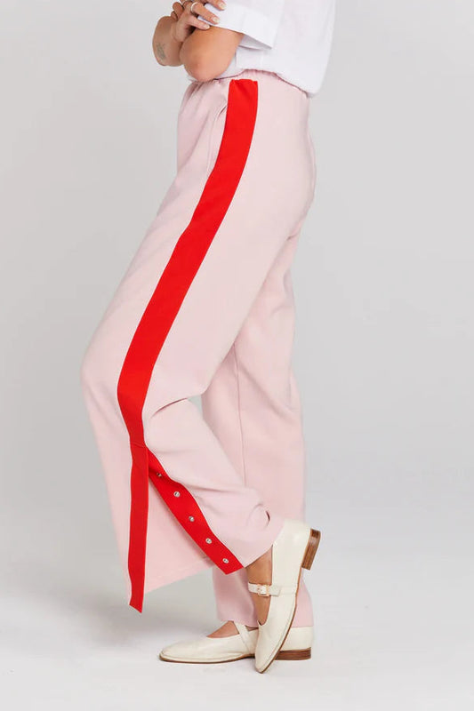 THING THING CONTRAST SNAPPY PANT - PINKY TOMATO - THE VOGUE STORE
