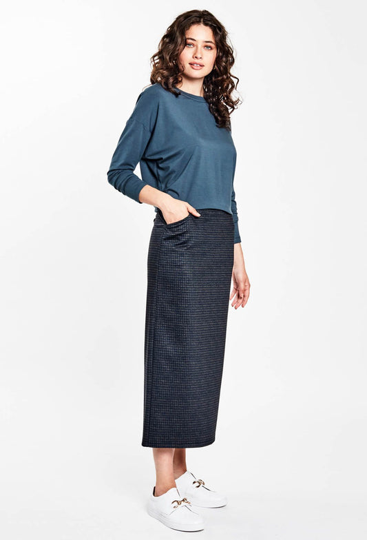 ANNE MARDELL ATHENA SKIRT - TUNDRA - THE VOGUE STORE
