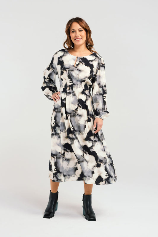 ZAFINA JESSE DRESS - NIMBUS - THE VOGUE STORE