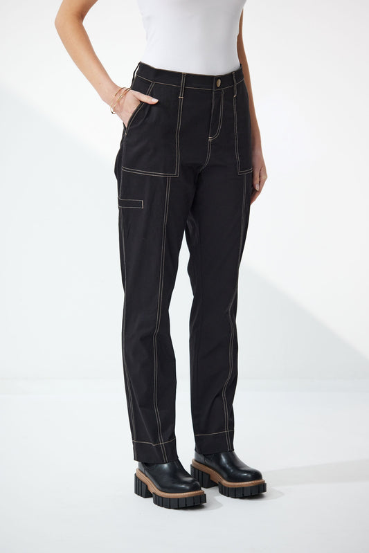 NEWPORT SAMPSON PANT - BLACK - THE VOGUE STORE