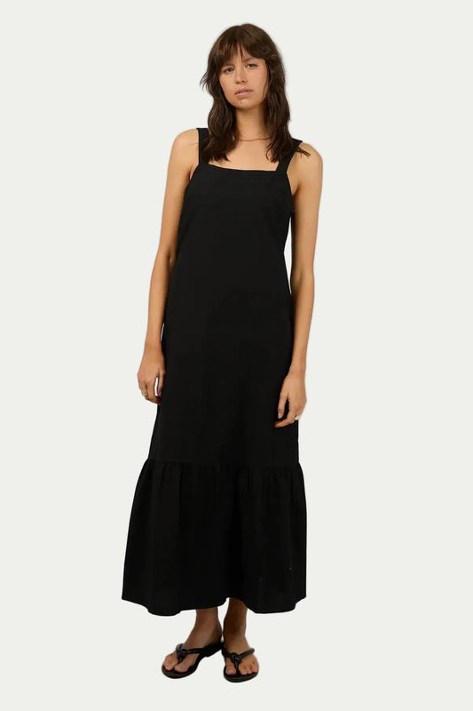 SILENT THEORY WILLA MAXI DRESS - BLACK - THE VOGUE STORE