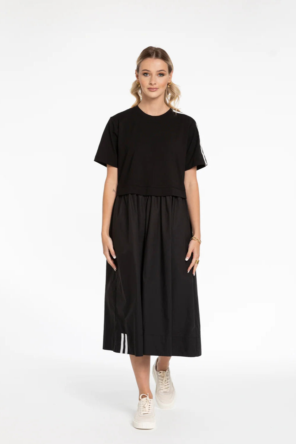 STYLE XLAB THAT WAY DRESS - BLACK - THE VOGUE STORE