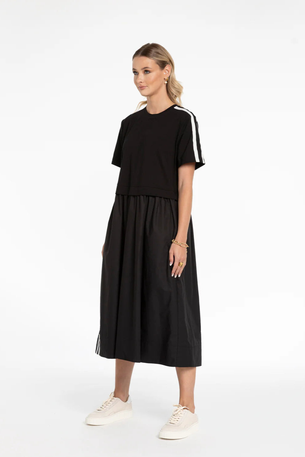 STYLE XLAB THAT WAY DRESS - BLACK - THE VOGUE STORE