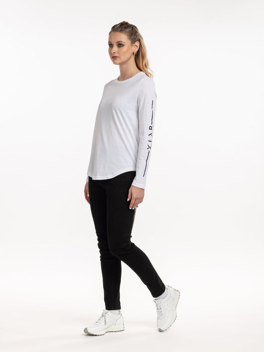 STYLE X LAB XLAB TEE - WHITE - THE VOGUE STORE