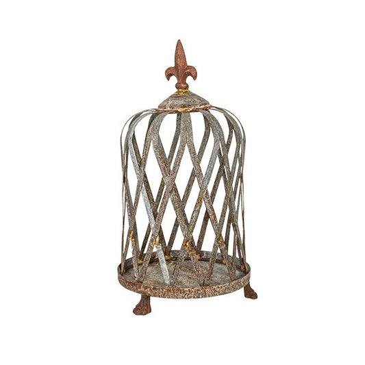 FRENCH COUNTRY TIAGO DOME ON BASE - SMALL