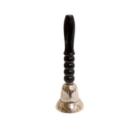 FRENCH COUNTRY BLACK HANDLE BELL