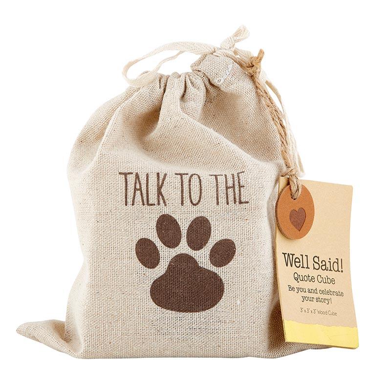 QUOTE CUBES - TALK PAW