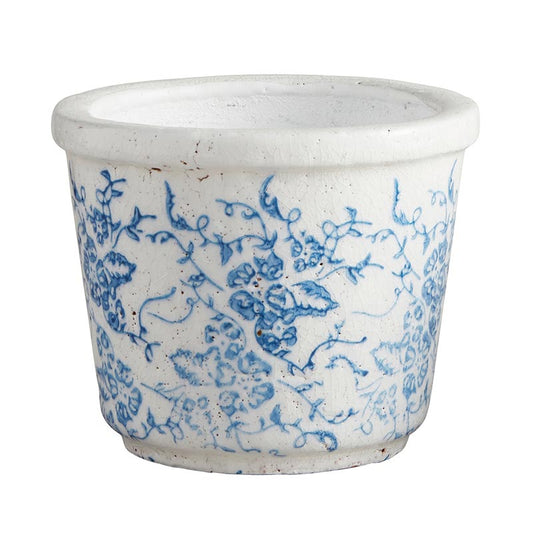 VINTAGE BLUE POT - SMALL