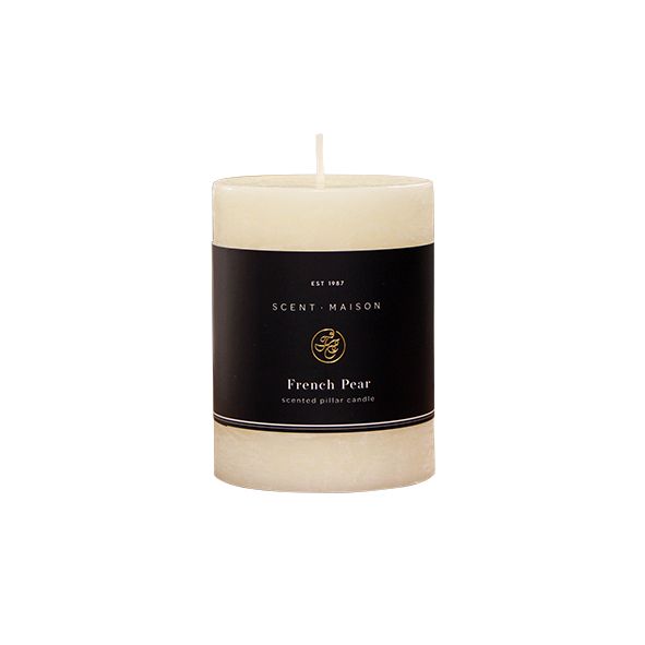 FRENCH COUNTRY MAISON PILLAR CANDLE - FRENCH PEAR 3X4"