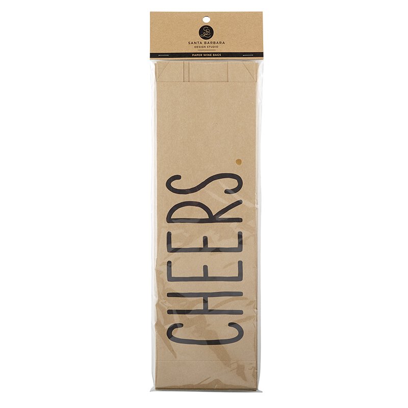 ARTISANAL PAPER WINE BAGS - 6 ASSORTED