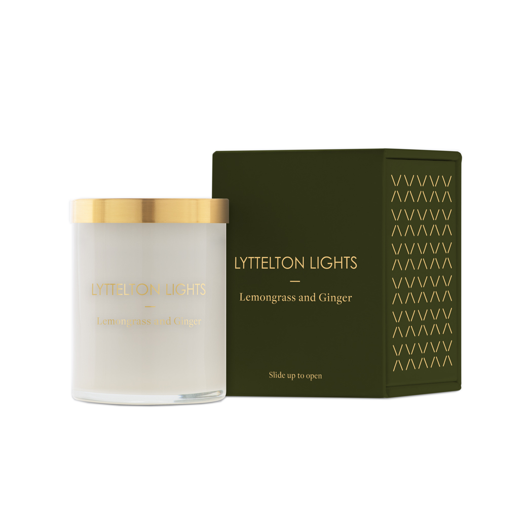LYTTLETON LIGHTS LEMONGRASS & GINGER CANDLE - SMALL