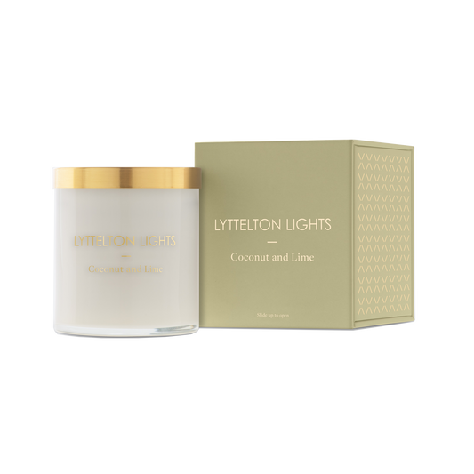 LYTTLETON LIGHTS COCONUT & LIME CANDLE - MEDIUM