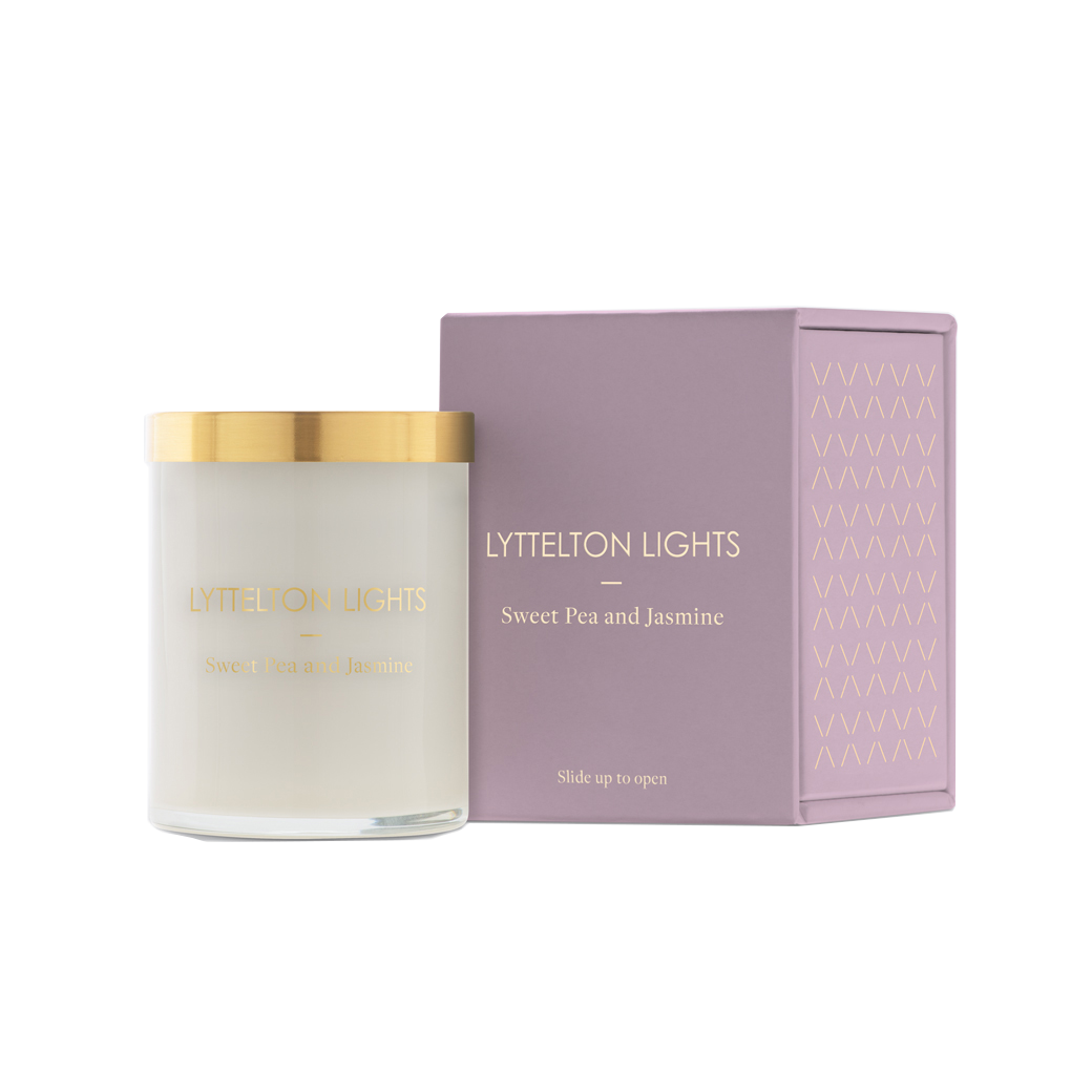 LYTTLETON LIGHTS SWEET PEA & JASMINE CANDLE - LARGE