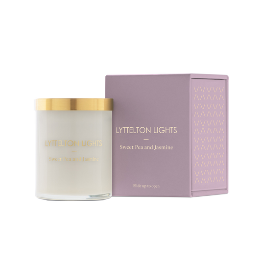 LYTTLETON LIGHTS SWEET PEA & JASMINE CANDLE - LARGE