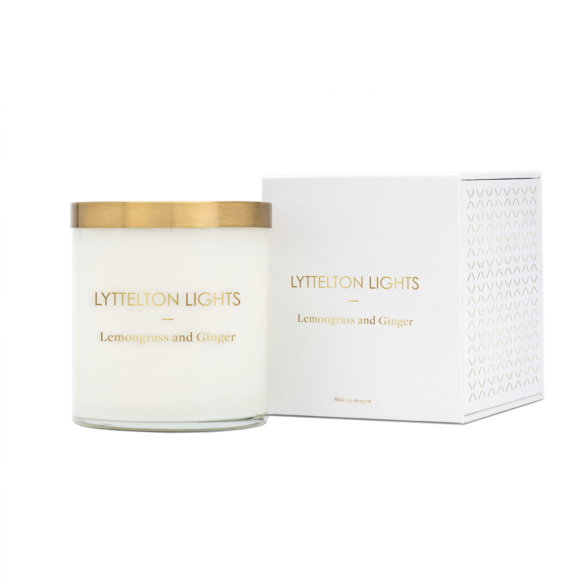 LYTTLETON LIGHTS LEMONGRASS & GINGER CANDLE -  LARGE